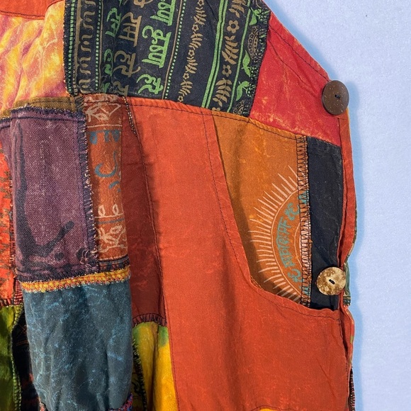 Colorful Patchwork Overalls - Picture 3 of 12